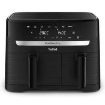 TEFAL Dual Easy Fry Essential Airfryer EY901N, 2700 W, 8,3 L, Juodas