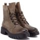 4. Damen-Stiefeletten mit Blockabsatz und Plateau, beige Jezzi MR2502-9