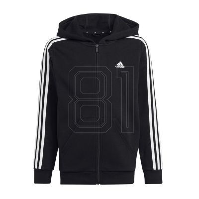 Adidas 3 Stripes FL Full-Zip Hoody Jr HR6331 Sweatshirt