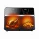 19. ELDOM FETTFREIE FRITTEUSE FR200 9 L, 2200 W, ZWEI UNABHÄNGIGE SCHUBLADEN, 8 PROGRAMME, LED-ANZEIGE, TEMPERATUR 80 °C–200 °C