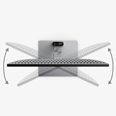 5. ALOGIC 27C5KPDT Computermonitor 68,6 cm (27") 5120 x 2880 px 5K Ultra HD LED-Touchscreen Mehrbenutzerfähig Schwarz, Silber