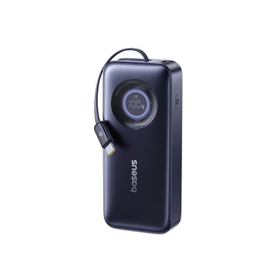 5. Baseus EnerCore CR11 20000mAh 67W Powerbank mit einziehbarem USB-C-Kabel – Schwarz