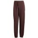 2. adidas Essentials French Terry-Hose mit Bündchen und kleinem Logo für Damen, Braun JX3864