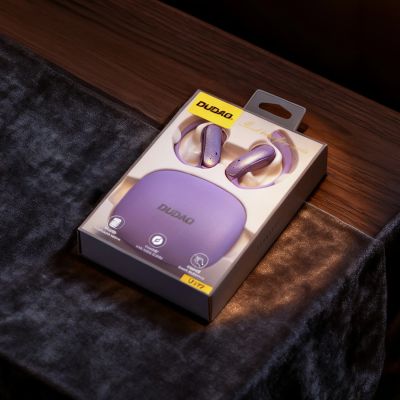 3. Dudao U17Z Bluetooth 5.3 OWS Kopfhörer mit Ohrbügeln – Lila