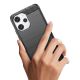 6. Flexible Hülle mit Carbonmuster für Xiaomi Redmi 12 Carbon Case - Schwarz