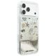4. Karl Lagerfeld Liquid Glitter Strand- und Sandhülle für iPhone 17 Pro Max / 18 Pro Max – Beige