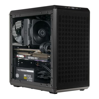 7. Cooler Master Masterbox Q300L V2 MATX Mini Tower Schwarz