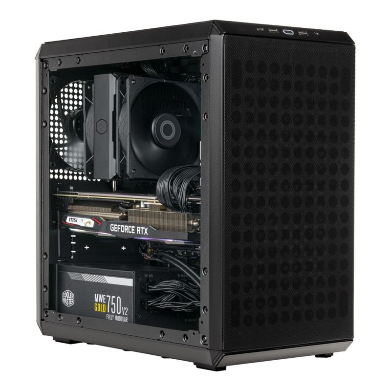 7. Cooler Master Masterbox Q300L V2 MATX Mini Tower Schwarz