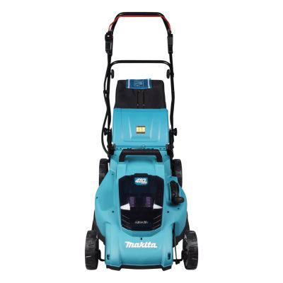 8. Makita DLM480Z Akku-Rasenmäher (Schiebemäher) Schwarz, Türkis
