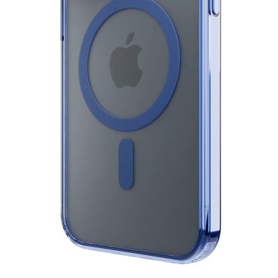 9. 3mk Frosty MagCase Blue Hülle für Apple iPhone 13 Pro Max – transparent