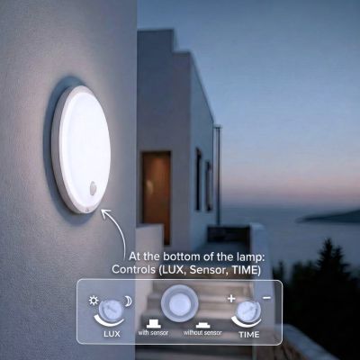 11. MACLEAN LED-Lampe mit Bewegungsmelder (PIR-Sensor), weiß, 10 W, IP65, 1000 lm, neutrale Lichtfarbe, MCE525 W