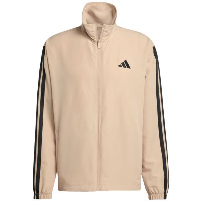 11. Herren adidas Sportswear Basic 3-Streifen Woven Trainingsanzug Beige JX3149