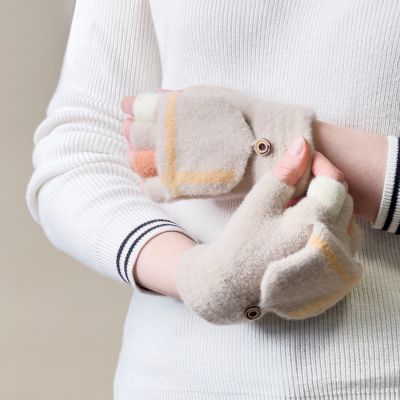 5. Winter-Handyhandschuhe für Damen/Kinder – weiß