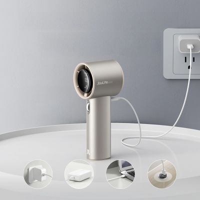 6. Jisulife Handventilator Pro1 S 5000mAh FA53PRO Mini-Gebläse Tragbarer USB-Ventilator Metall - Hellbraun