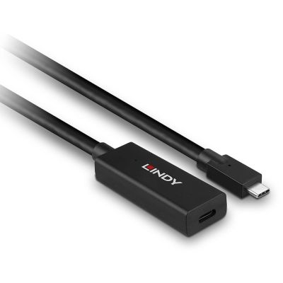 3. Lindy 43364 USB-Kabel USB 3.2 Gen 2 (3.1 Gen 2) 5 m USB-C 10 Gbit/s Schwarz