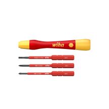 Wiha 43167 Handschraubendreher-Set mit austauschbaren Bits
