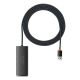 2. Baseus Lite Series HUB 4-Port (USB-A zu 4xUSB-A 3.0) 2m schwarz (WKQX030201)