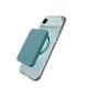 4. Puro Lite Mag TPU+PC Hülle kompatibel mit MagSafe für iPhone 17 Air - Transparent mit türkisfarbenem Ring