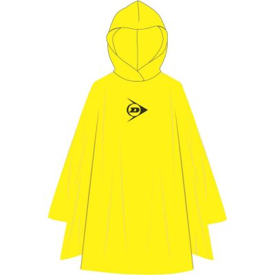 2. Fahrrad-Regenponcho für Erwachsene, 100 x 130 x 1 cm, PE, 135 g, Dunlop – Gelb