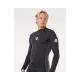 6. Lycra RIP CURL WAVES UPF PERF L/S schwarz
