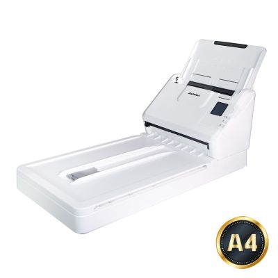 Avision AD340GFN Flachbettscanner mit ADF, 1200 x 1200 dpi, A4, Weiß