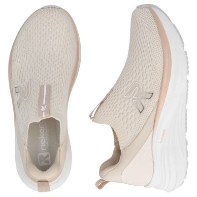 5. Beige Rieker W4100-60 Slip-On-Sneaker