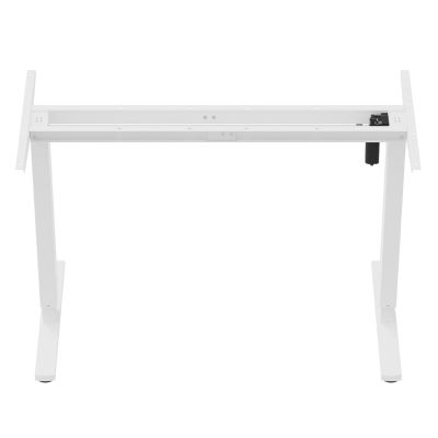 9. ERGO OFFICE ELEKTRISCHER SCHREIBTISCH, HÖHENVERSTELLBAR BIS 1160 MM, MAX. 80 KG, OHNE TISCHPLATTE FÜR ARBEIT IM SITZEN UND STEHEN, WEISS ER-400 W