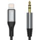 Dudao Audiokabel Lightning - Miniklinke 3,5 mm 1 m grau (L11PRO)