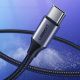 6. Ugreen US288 60124 USB-A/USB-C QC 3.0 3A 0,25 m Kabel – grau
