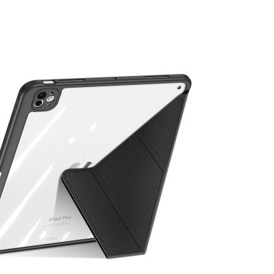 6. Dux Ducis Magi Hülle für iPad Pro 11" (2024/2025) mit Ständer - Schwarz