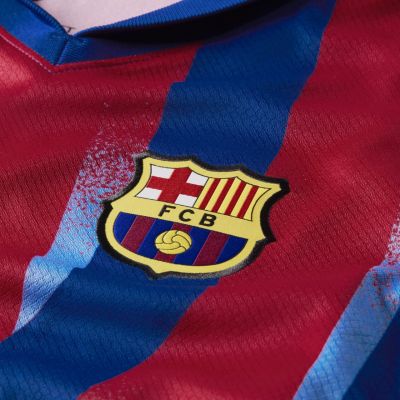 8. Nike FC Barcelona Stadium 25/26 Kinder-Trikot marineblau-rot FZ1307 432