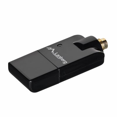 7. Lanberg N300 NC-0300-WIE Netzwerkkarte (USB 2.0, WLAN-Antennenanschluss)