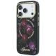 2. Guess IML Glitter Blossom Roses MagSafe Hülle für iPhone 18 Pro Max / 17 Pro Max – schwarz