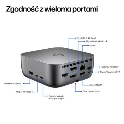 161. HP Thunderbolt 4 100W G6 Dock