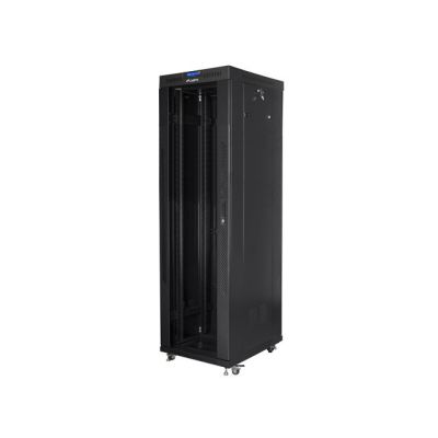 Lanberg FF01-6842-12BL 42U freistehendes Rack Schwarz