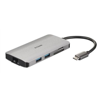6. D-Link DUB-M810 Kabelgebundene Dockingstation USB 3.2 Gen 1 (3.1 Gen 1) Typ-C Aluminium