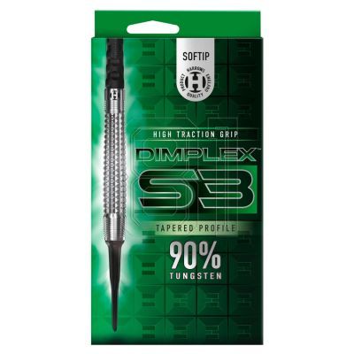 6. Harrows Dimplex S3 Tapered 90% Softip Darts