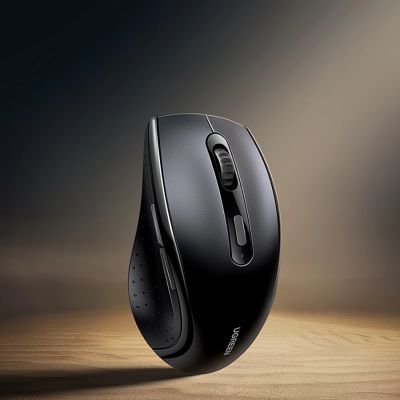 3. Ugreen Kabellose ergonomische optische Maus – Schwarz