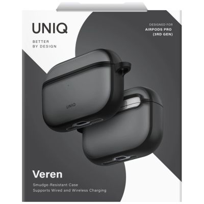 5. Uniq Veren Hülle für AirPods Pro 3 – Braun