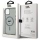 8. Karl Lagerfeld KLHMP15SHLSCHK iPhone 15 6,1" schwarz/schwarzes Hardcase IML Metal Choupette Head MagSafe