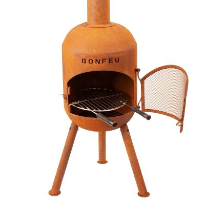 17. Bonfeu Bonsolo Gartenkamin rostig 3401R