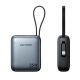4. Vention 10000mAh 35W PD Powerbank mit integriertem USB-C-Kabel, Grau