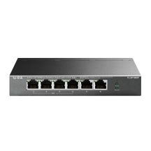 TP-Link TL-SF1006P Netzwerkkabel, unmanaged Fast Ethernet (10/100) mit PoE-Unterstützung, Schwarz