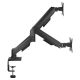 3. SAVIO Doppel-Tischhalterung für Monitore 17"-32", 2 x 2-9 kg, Federung UM-04