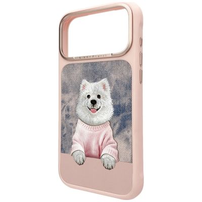 2. Nimmy Gentle Pets Serie Hunde MagSafe Hülle für iPhone 17 Pro Max - Rosa