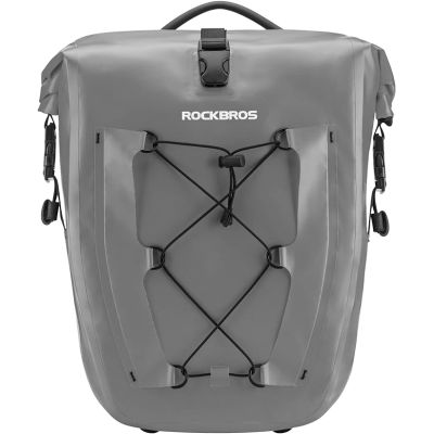 Rockbros wasserdichte Fahrradtasche grau