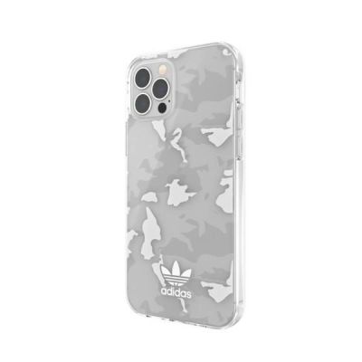 6. Adidas OR SnapCase Camo iPhone 12/12 Pro transparent/weiß 43705