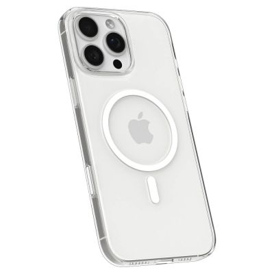 7. Spigen Thin Fit MagSafe Hülle für iPhone 16 Pro Max – Transparent und Weiß