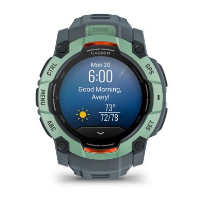 9. Garmin Instinct 3 50 mm AMOLED Neotropische Dämmerung