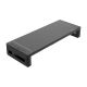 Equip 650883 Monitorhalterung/Ständer für Schreibtische, Schwarz